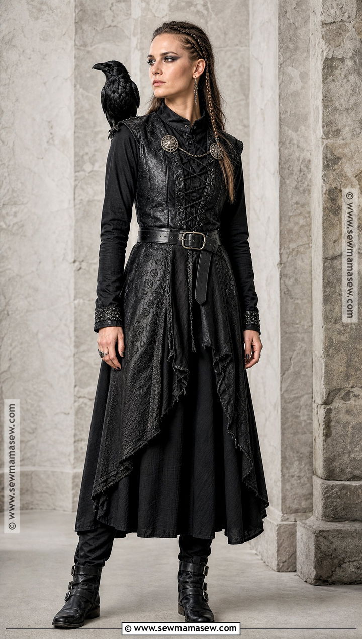Black Fantasy Viking Costume - 35 viking costume ideas for females