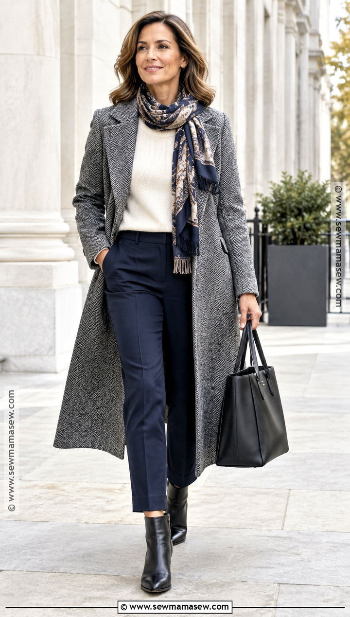 Black Flat Boots With Wool Coat - 20 black fall boots