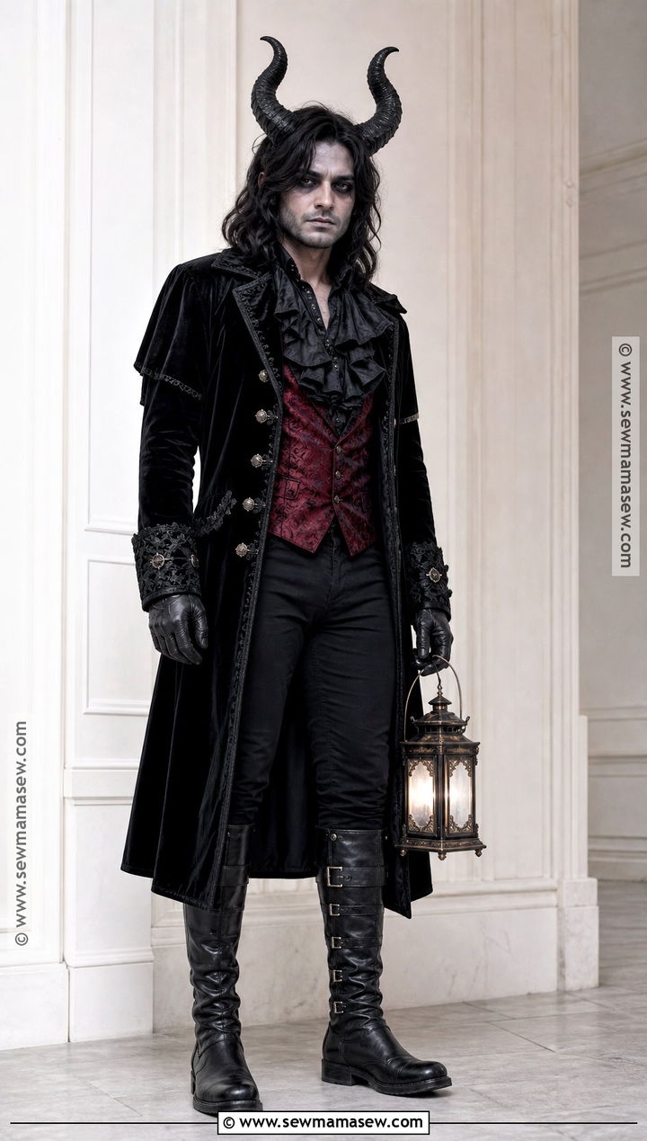 Black Gothic Demon Outfit For Men - 30 demon outfit male ideas