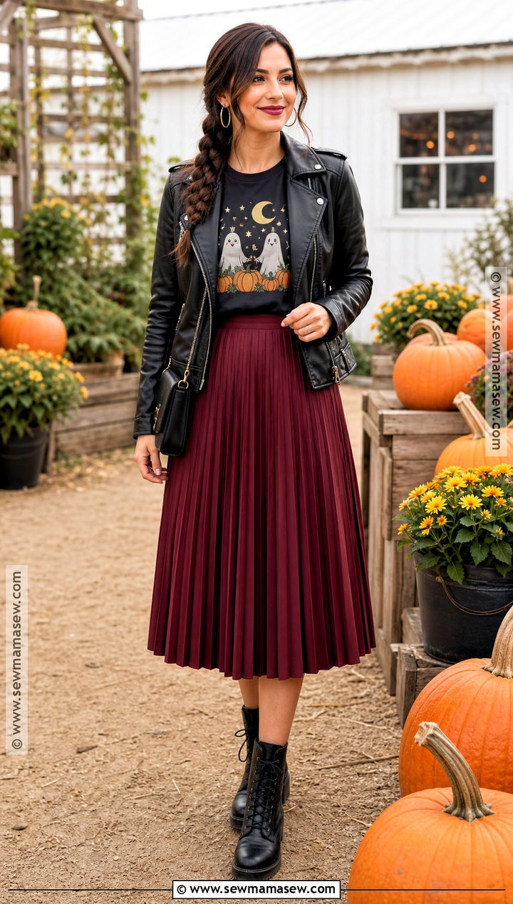 Black Graphic Tee Halloween Outfit - 30 black halloween outfit ideas