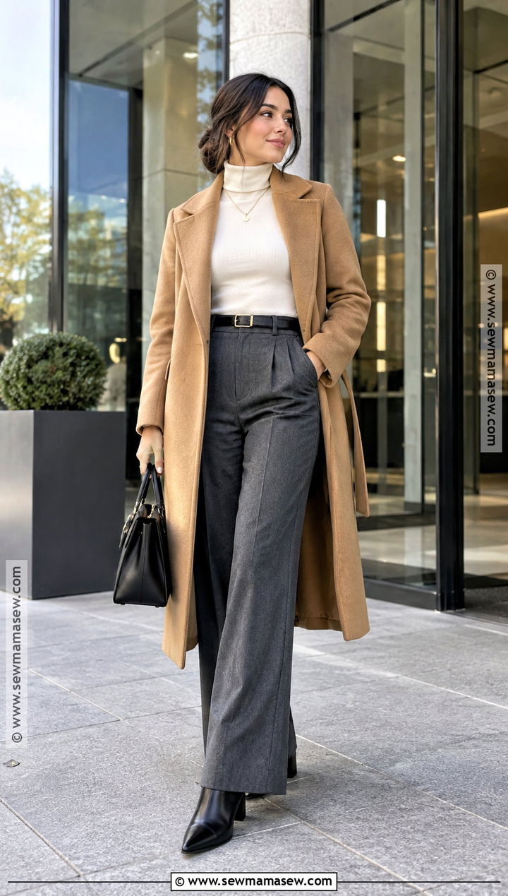 Black Heeled Boots With Wide Leg Trousers - 20 black fall boots