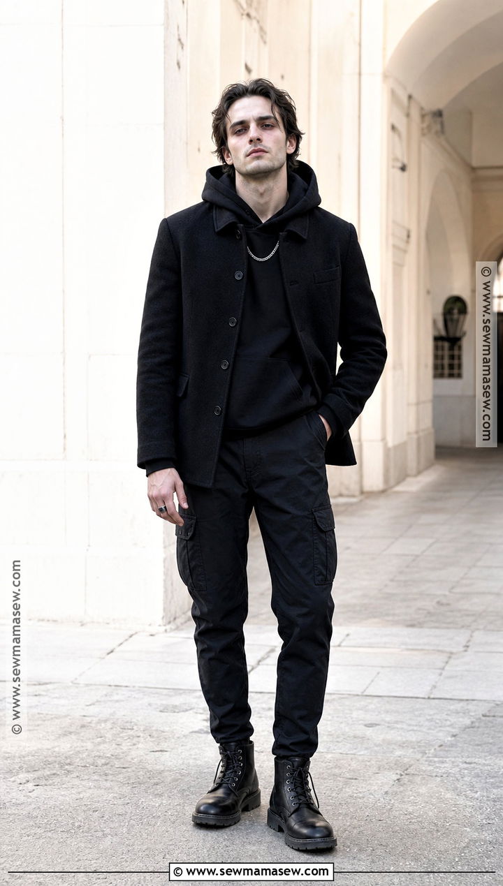 Black Hoodie Vampire Outfit - 30 modern vampire outfit ideas for men