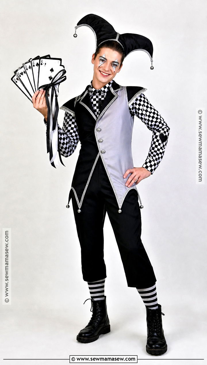 Black Joker Playing Card Costume - 30 playing card costume ideas