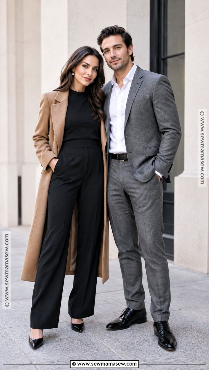 Black Jumpsuit Engagement Photo Outfit - 15 engagement photos outfits october