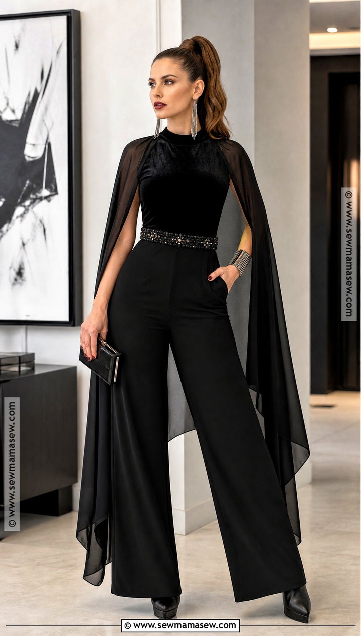 Black Jumpsuit Vampire Ball Outfit - 30 vampire ball outfit ideas