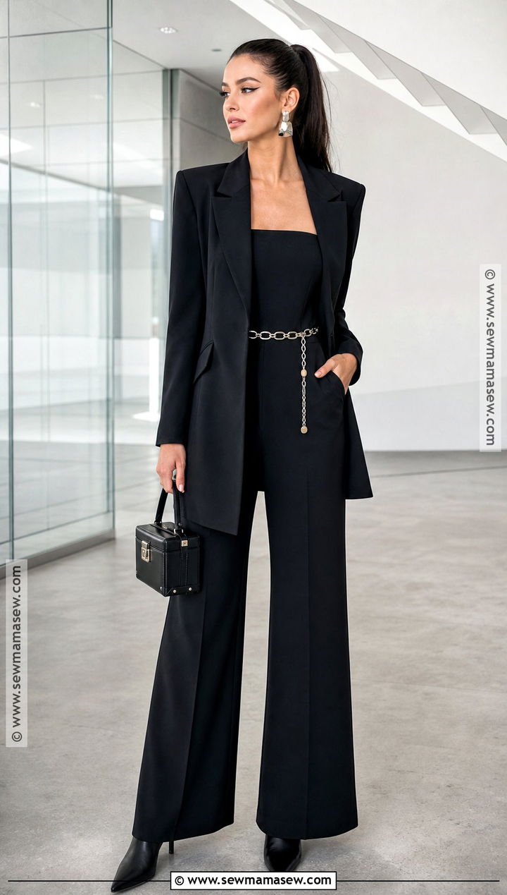 Black Jumpsuit Witch Outfit - 30 Modern Witch Outfit Aesthetic Ideas