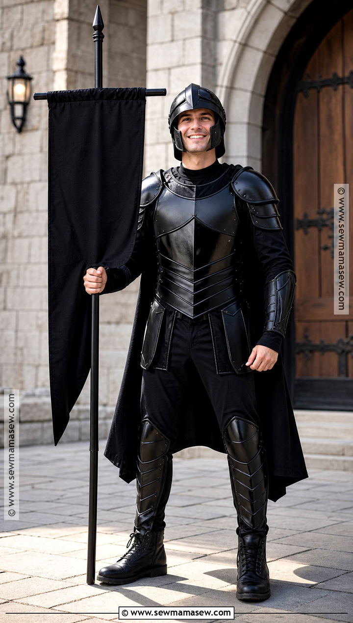 Black Knight Costume Without Weapons - 35 all black costume ideas