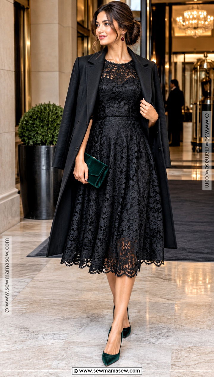 Black Lace Fall Wedding Guest Dress - 15 2026 fall wedding guest dresses