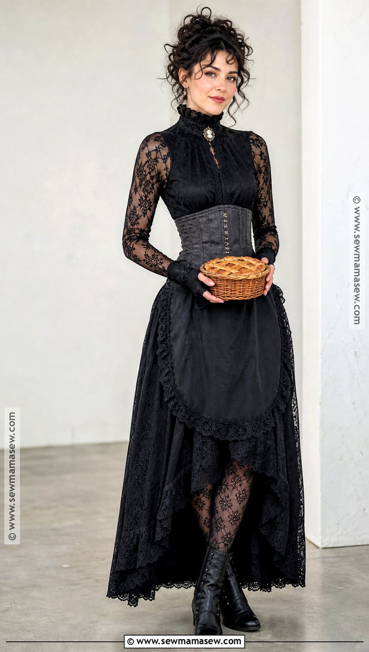 Black Lace Mrs Lovett Costume - 30 mrs lovett costume ideas