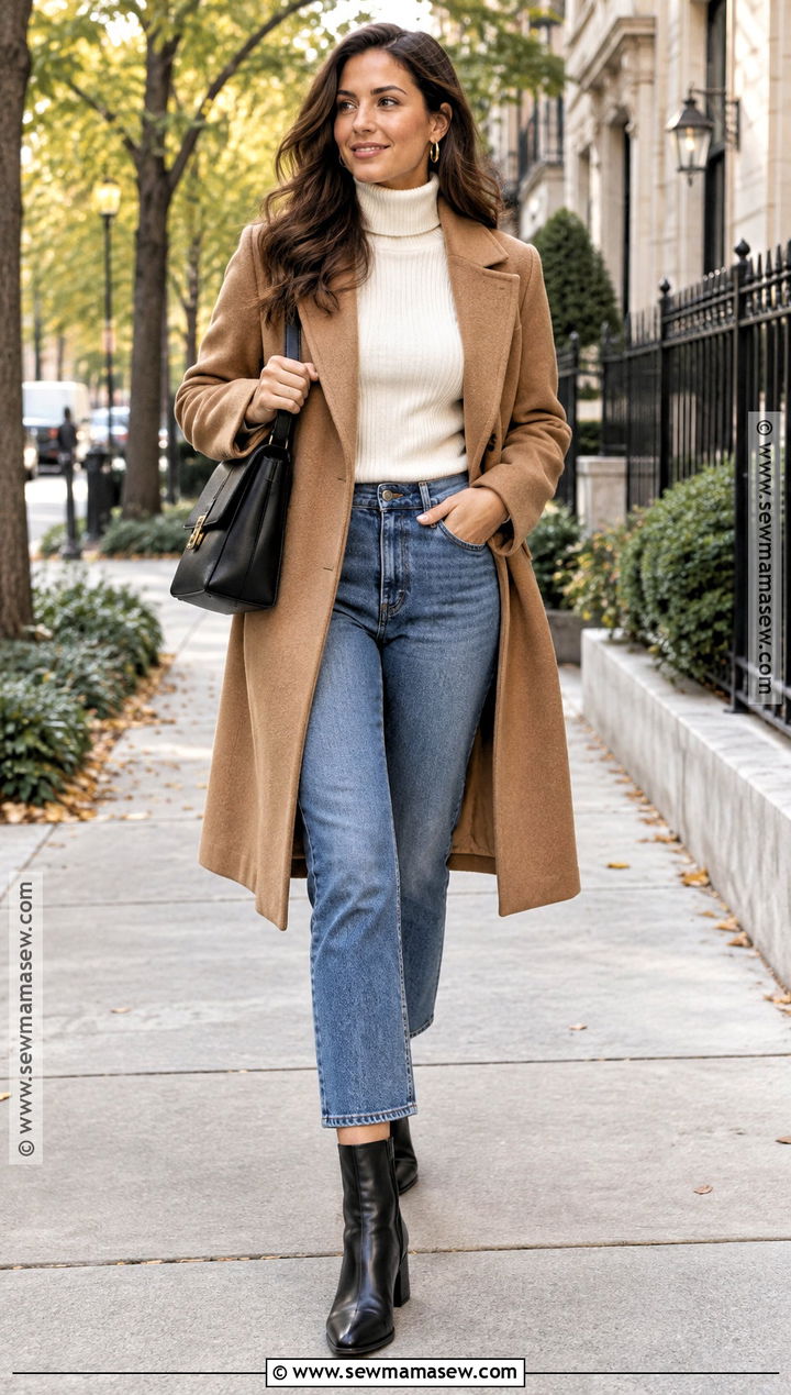 Black Leather Ankle Boots With Straight Leg Jeans - 15 Leather Ankle Boots Fall Style