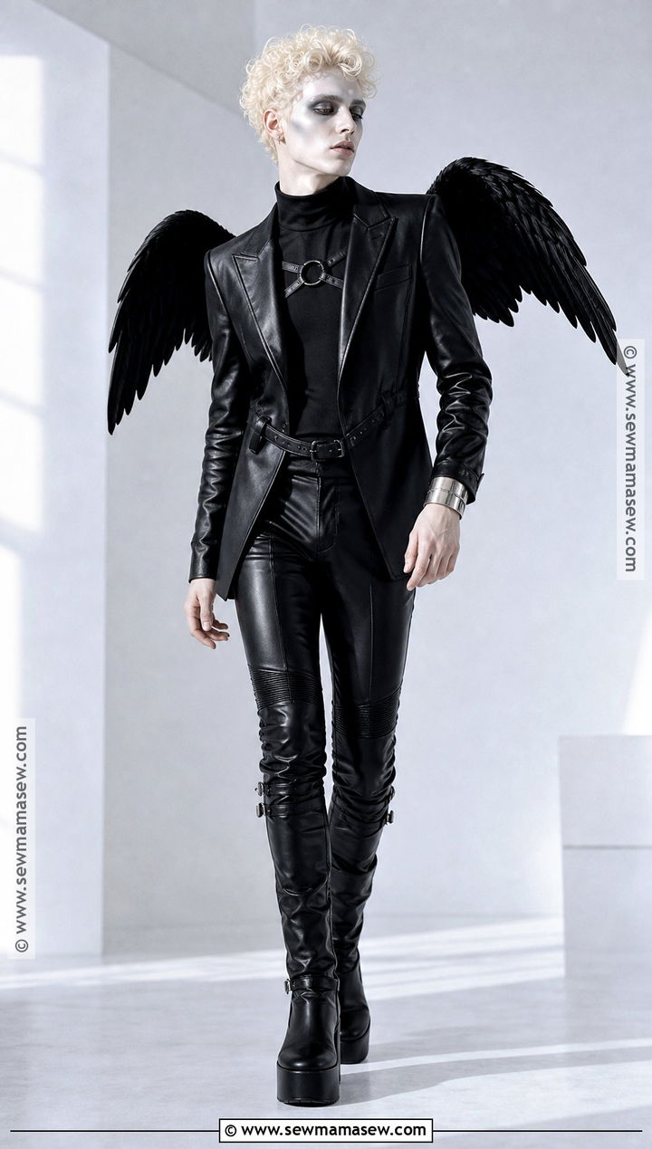 Black Leather Lucifer Costume - 30 Lucifer Costume Ideas