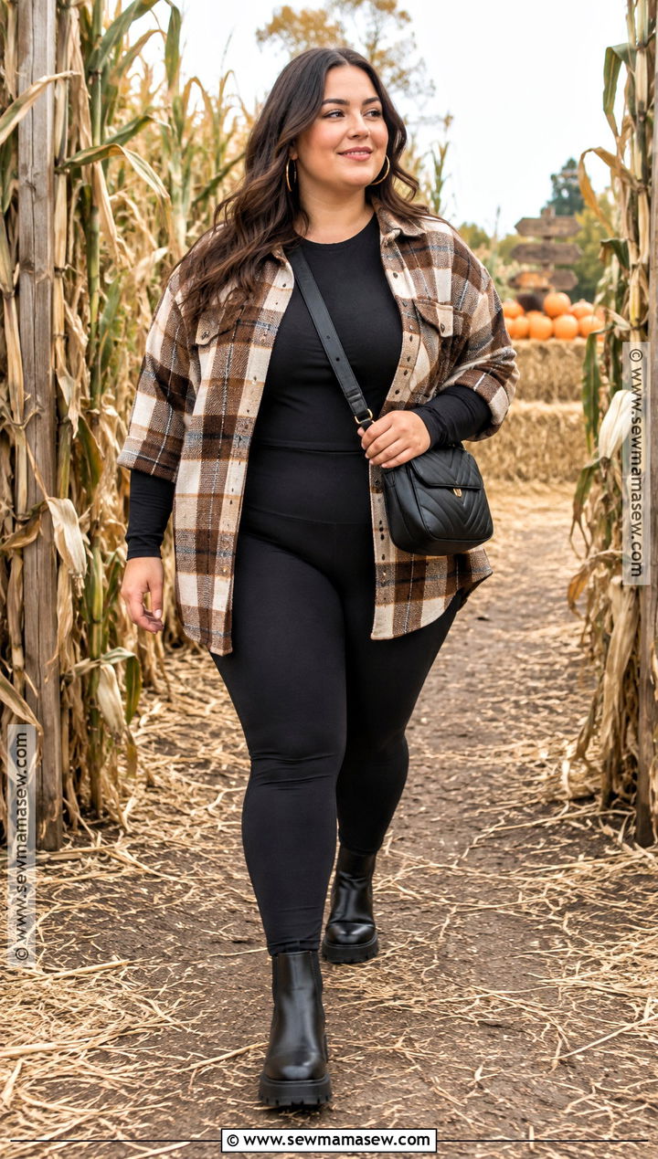 Black Leggings Pumpkin Farm Outfit - 25 pumpkin farm outfit ideas
