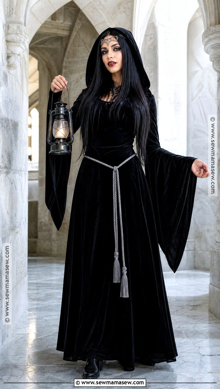 Black Medieval Vampire Dress - 30 black vampire dress ideas