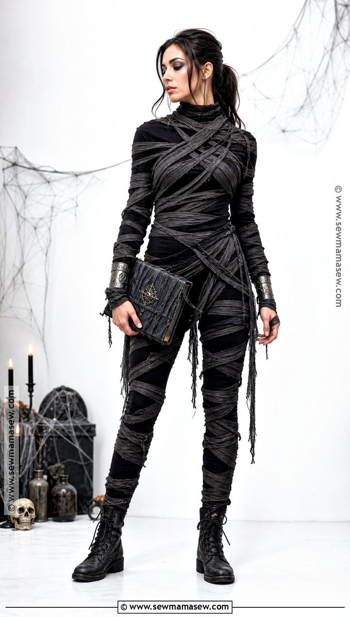 Black Mummy Costume - 40 mummy halloween costume ideas