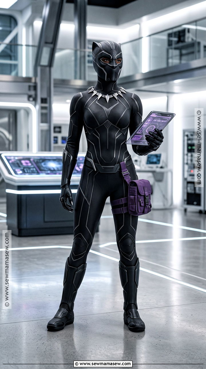 Black Panther Hero Suit Costume - 35 Movie Characters Costumes