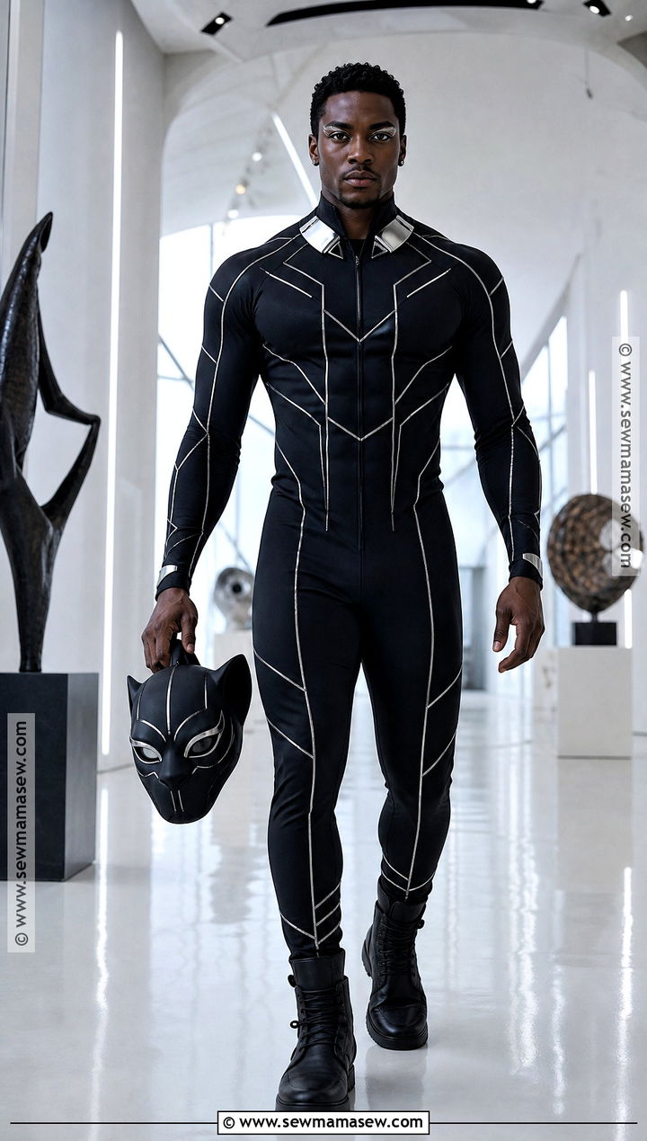 Black Panther Superhero Costume - 30 Hollywood Characters Costume Ideas