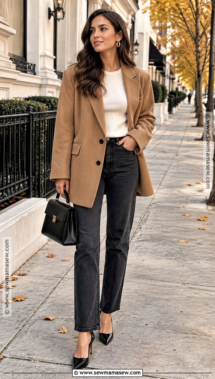 Black Patent Pumps With Blazer And Jeans - 15 Black Patent Shoes Fall