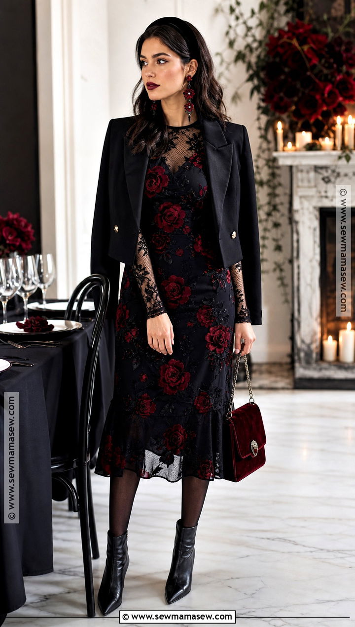 Black Rose Halloween Outfit - 35 cute halloween outfits