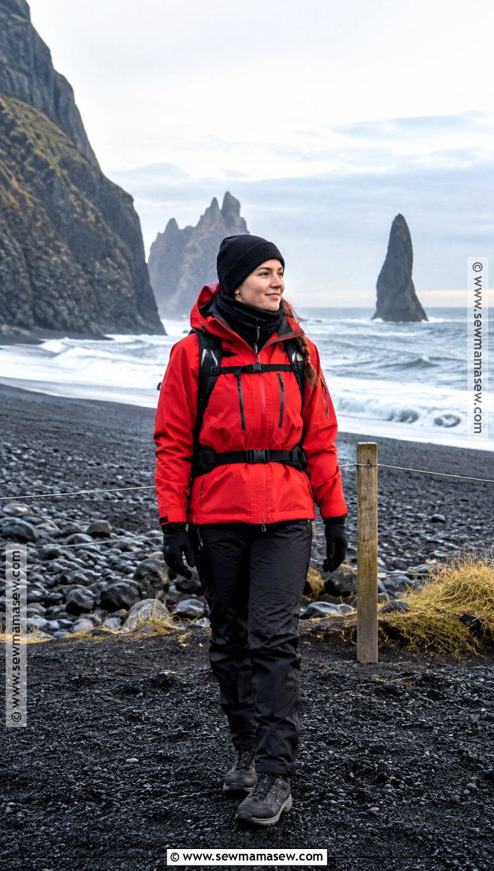 Black Sand Beach Iceland Fall Outfit - 15 iceland fall outfits