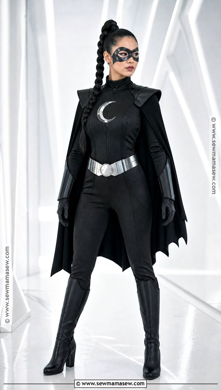 Black Shadow Superhero Costume - 35 Women In Black Costume Ideas