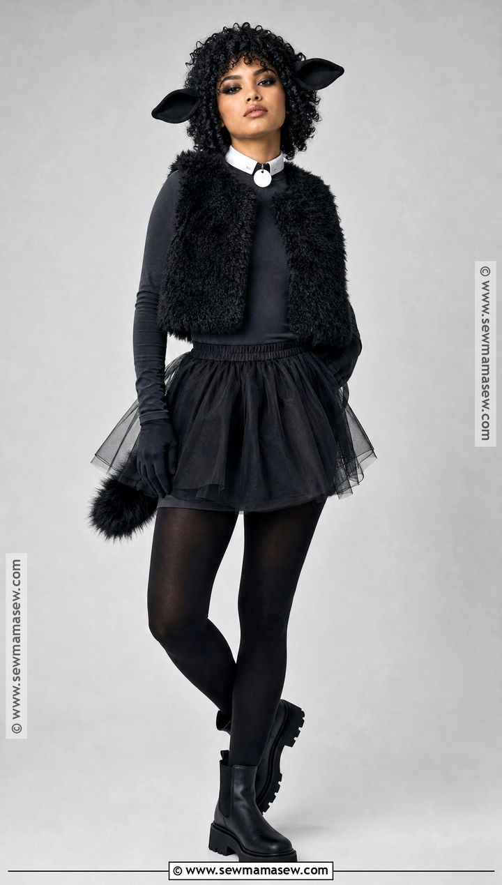 Black Sheep Costume - 30 Sheep Costume Ideas for Women