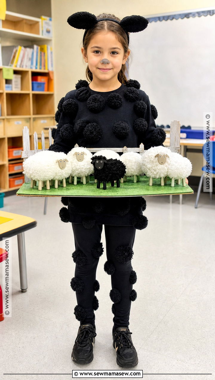 Black Sheep Idiom Costume - 35 idiom costumes for school