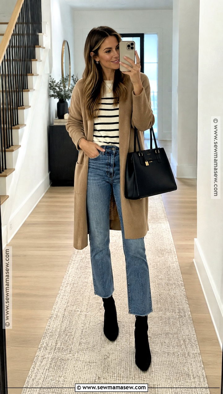 Black Sock Boots With Cropped Jeans - 15 casual black boots fall fashion