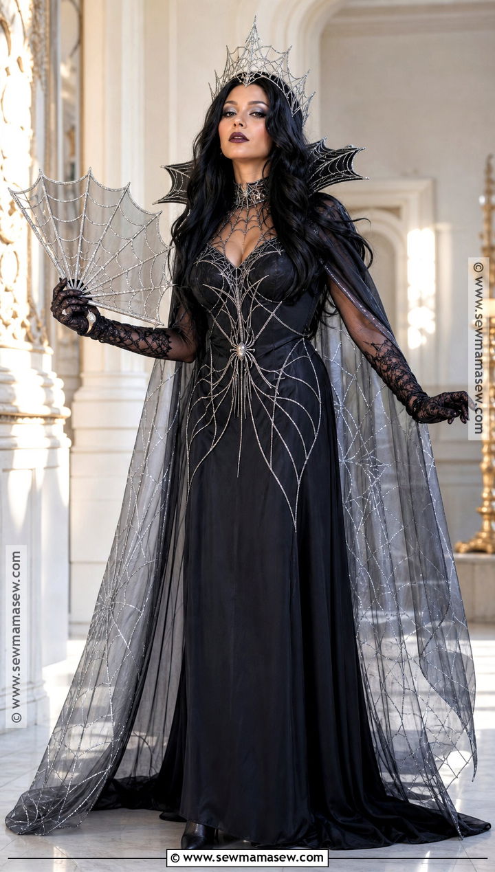 Black Spider Queen Costume - 30 spider woman costume ideas