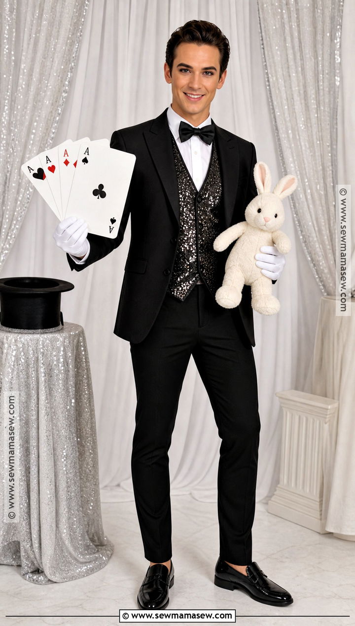 Black Stage Magician Costume - 35 black costume ideas