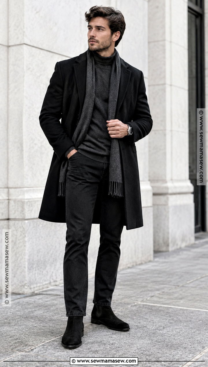 Black Suede Chelsea Boots With Black Jeans - 15 Men's Suede Boots Fall Fashion