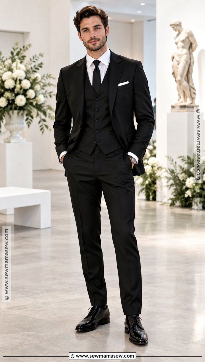 Black Suit November Groom Attire - 15 november groom attire ideas