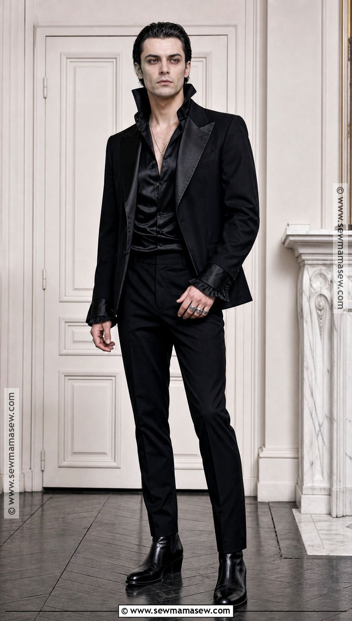 Black Suit Vampire Outfit - 30 modern vampire outfit ideas for men