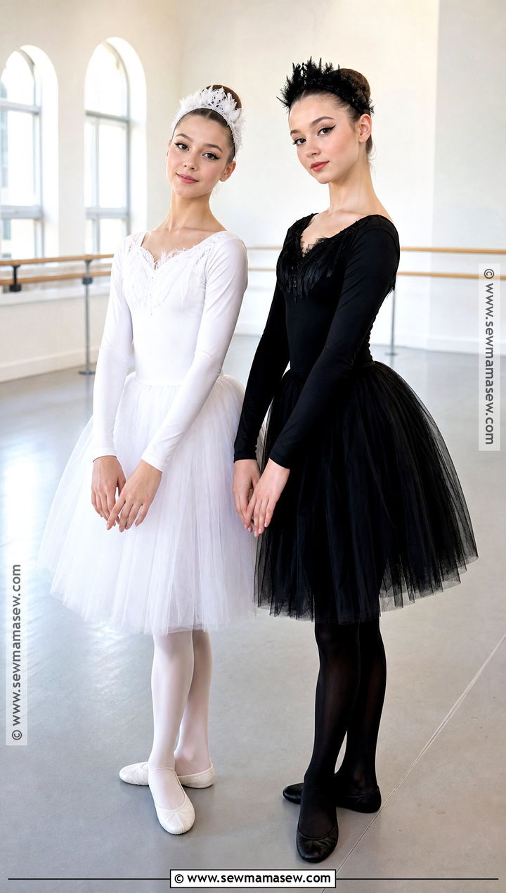 Black Swan And White Swan Costume - 40 halloween costumes teenage girl duo
