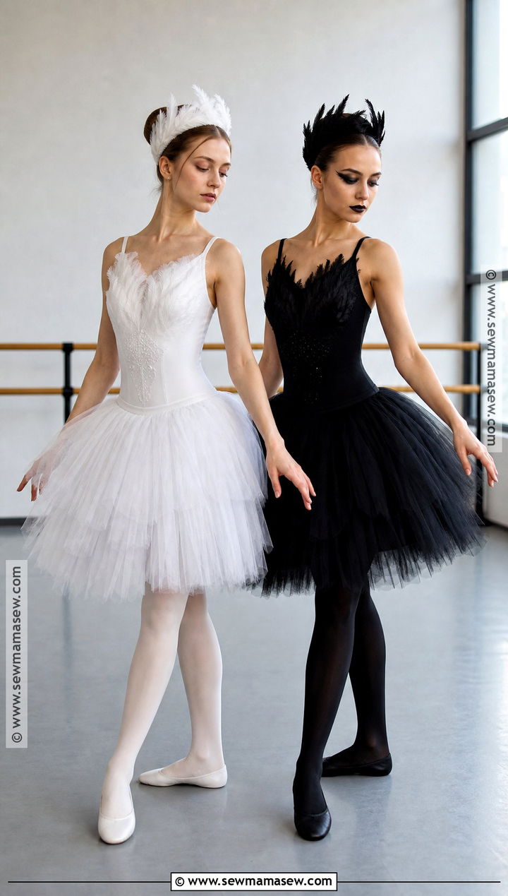 Black Swan And White Swan Duo Costume - 35 girl duo costumes