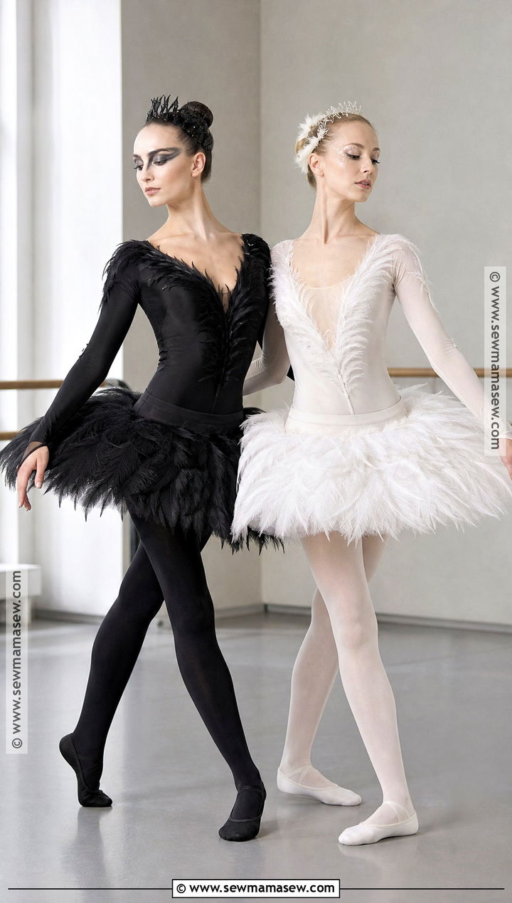 Black Swan And White Swan Duo Costume - 30 duo halloween costumes for women