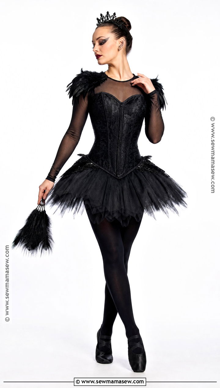Black Swan Corset Costume - 35 corset costumes