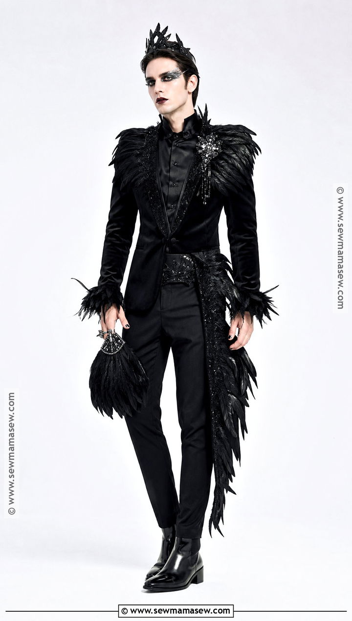 Black Swan Costume For Men With Feather Jacket - 50 black swan costume ideas