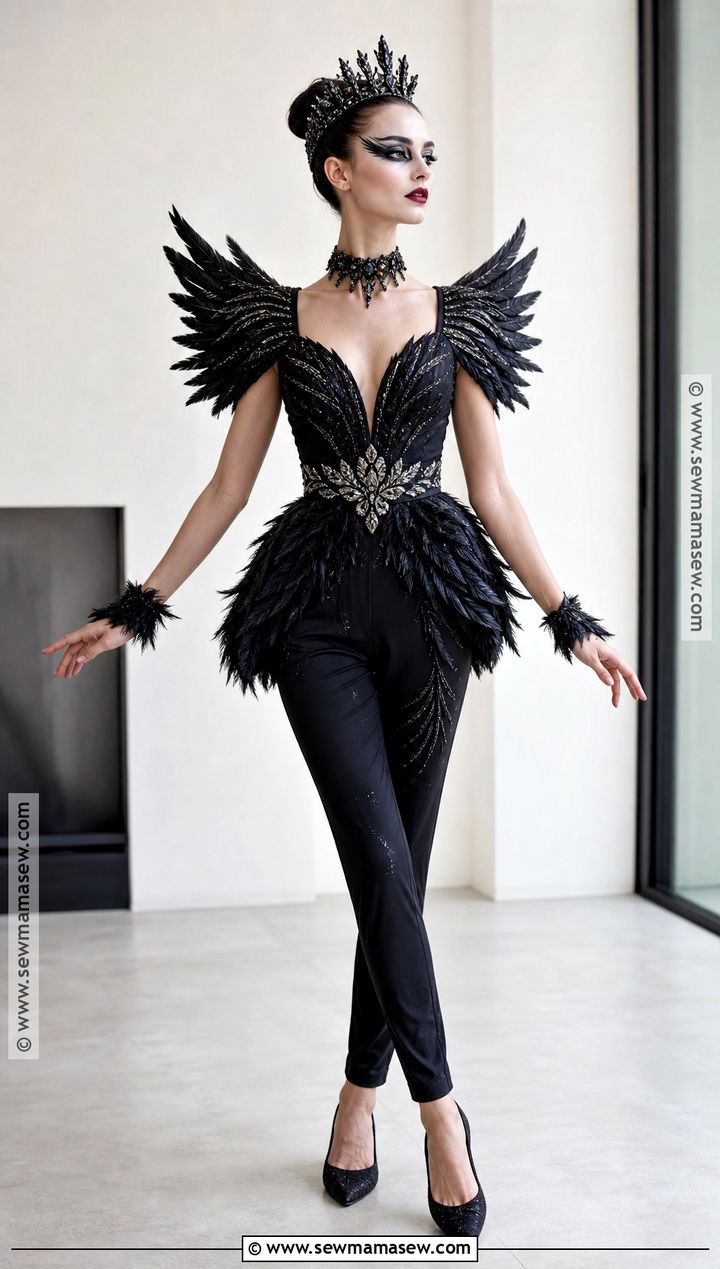 Black Swan Costume With Black Jumpsuit - 50 black swan costume ideas