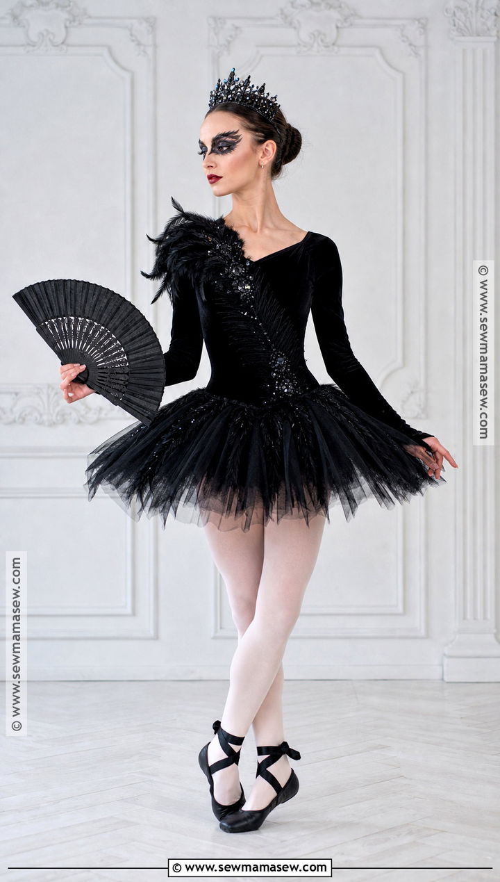 Black Swan Costume With Black Velvet Bodysuit - 50 black swan costume ideas