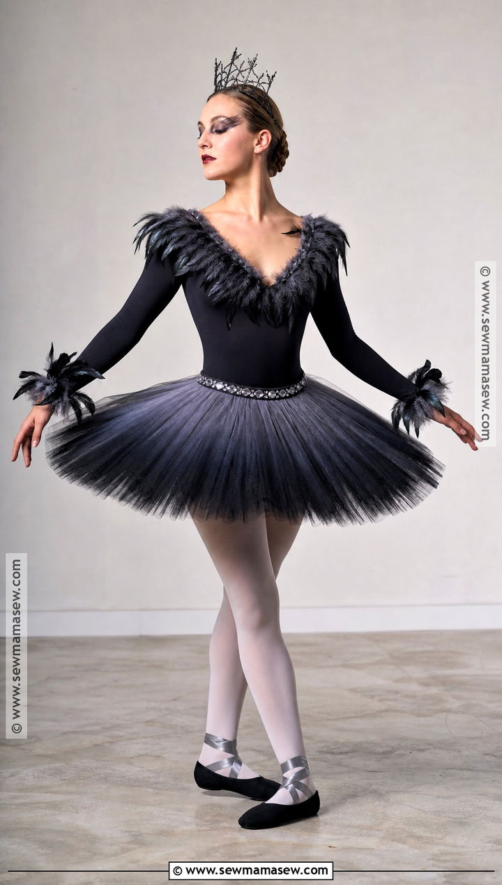 Black Swan Costume With Ombre Tutu - 50 black swan costume ideas
