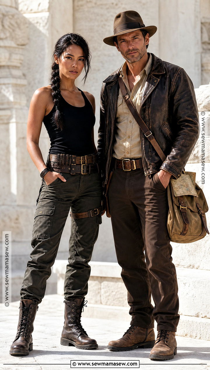 Black Tactical Lara Croft And Temple Indiana Jones Costume - 30 lara croft and indiana jones costumes