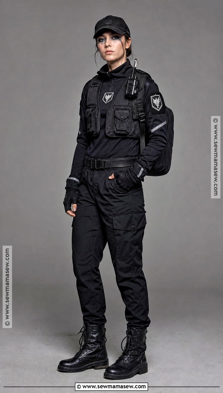 Black Tactical Military Costume - 35 military costume ideas