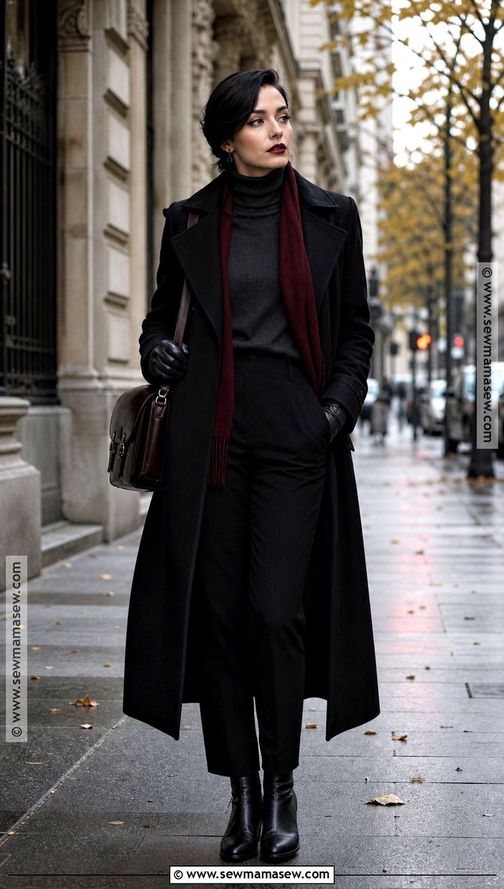 Black Trench Coat Halloween Outfit - 50 halloween outfit ideas