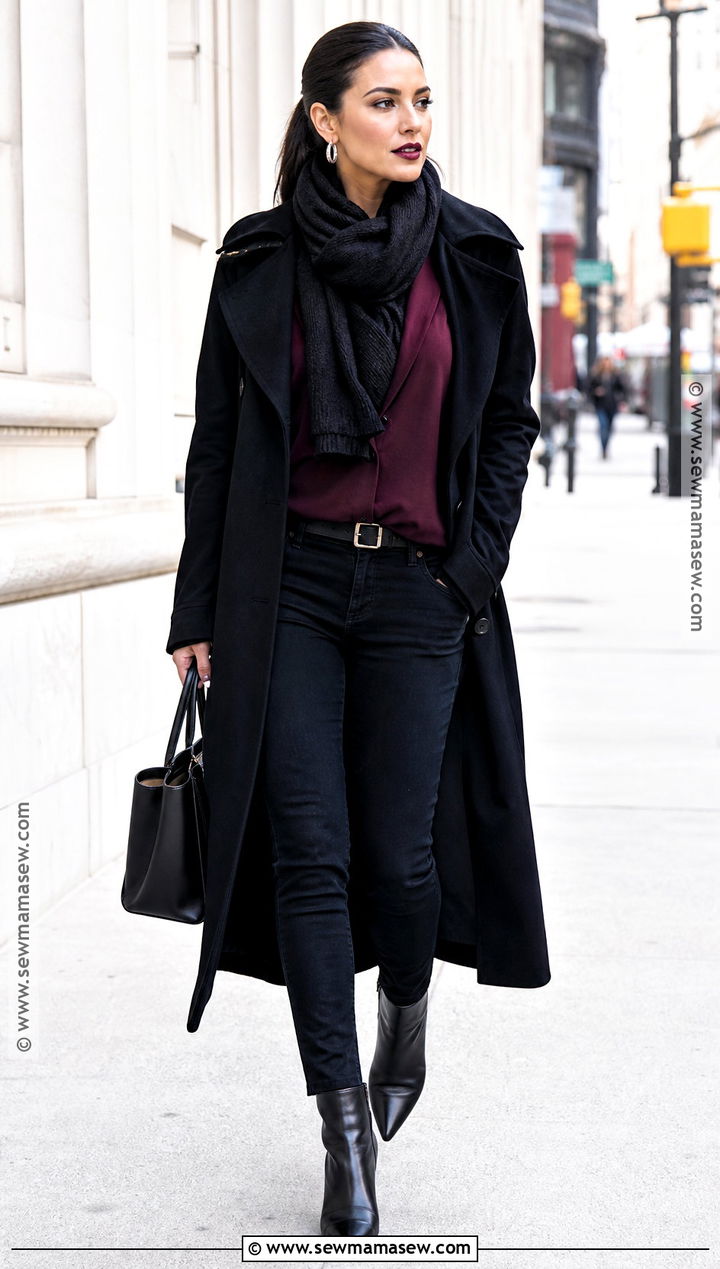 Black Trench Coat Vampire Outfit - 40 vampire outfit ideas for females