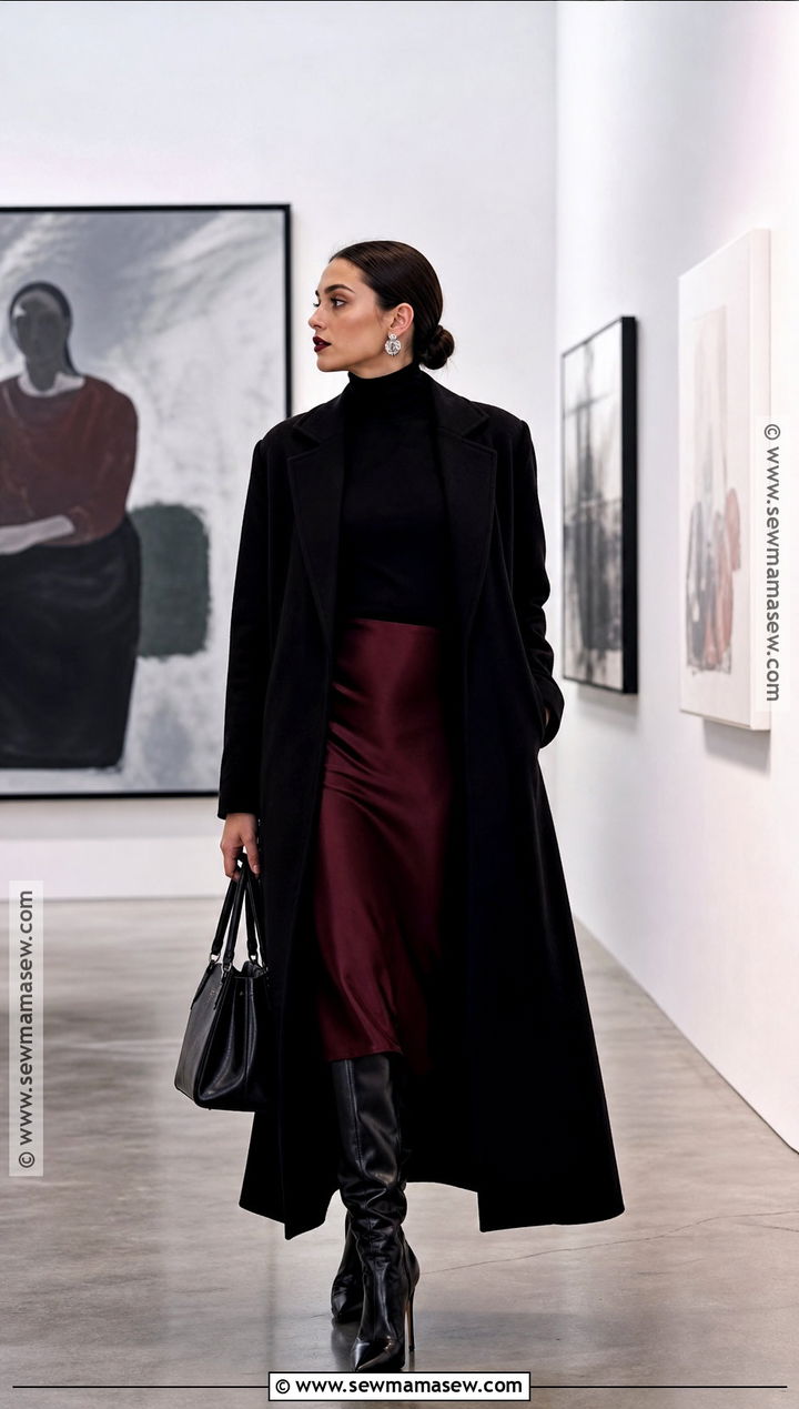 Black Turtleneck Vampire Outfit - 40 vampire outfit ideas for females