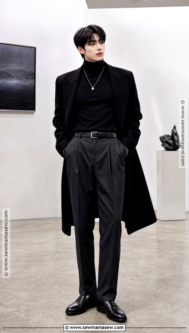 Black Turtleneck Vampire Outfit - 30 modern vampire outfit ideas for men