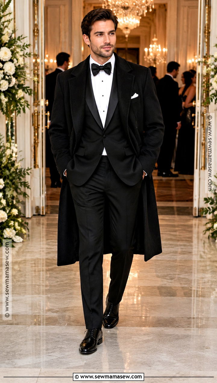 Black Tuxedo Fall Wedding Attire - 15 Mens Wedding Attire Fall Ideas