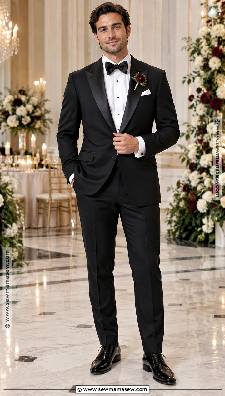 Black Tuxedo Groom Attire - 15 october wedding groom attire ideas