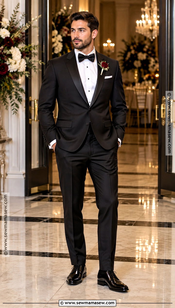 Black Tuxedo October Groom Attire - 15 october groom attire ideas