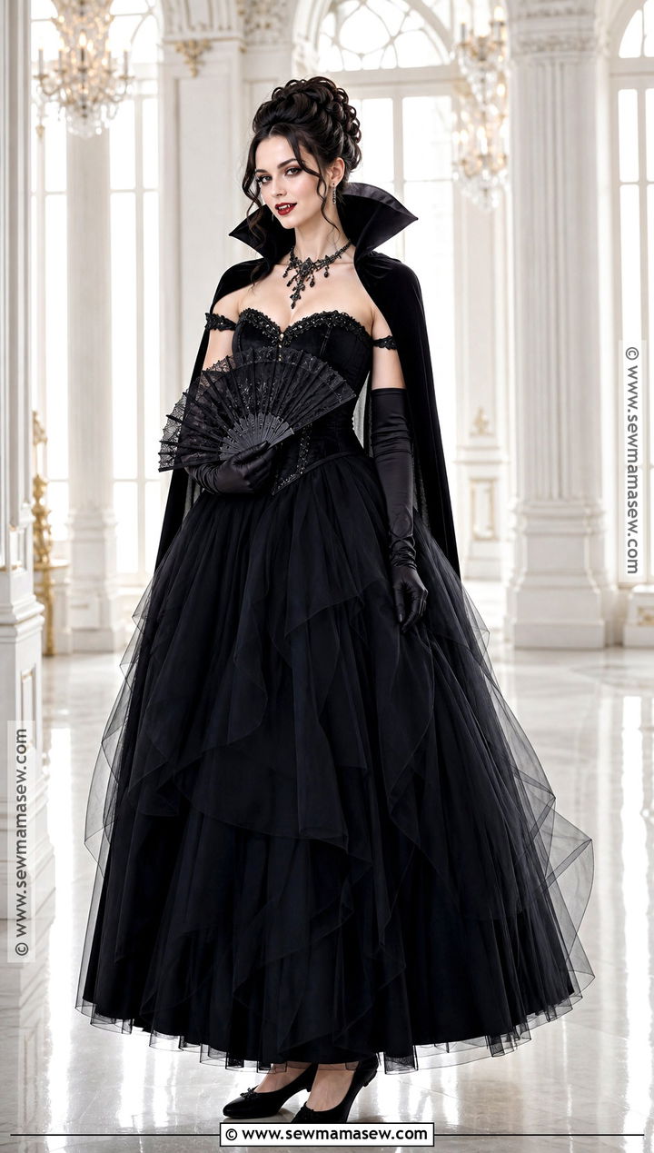 Black Vampire Ball Gown - 30 black vampire dress ideas
